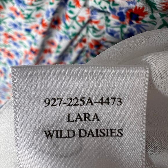 Rails Skirt Womens Size Medium Lara Wild Daisies Floral High Low Ruffle Hem Mini - Picture 14 of 16